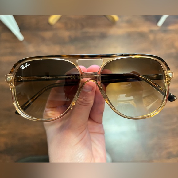 Ray-Ban Bill Unisex Gradient Tortoise Sunglasses - Picture 12 of 14